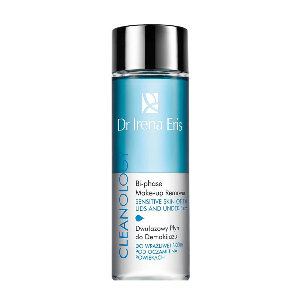 Двофазна міцелярна рідина для зняття макіяжу з очей Dr Irena Eris Cleanology Bi-Phase Eyelids and Under Eyes Make-up Remover, 100 мл